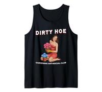 Dirty Hoe Gardening Social Club Retro 1950s Girl Tank Top