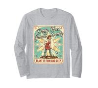 Dirty Hoes Garden Society Retro 50s Style Vintage Long Sleeve T-Shirt