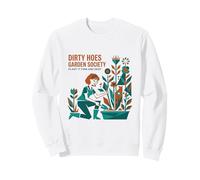 Dirty Hoes Garden Society Retro Art Mid Century Sweatshirt