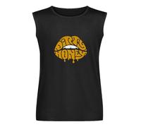 Dirty Honey American Blues Rock Band Music Vintage Logo Men's Vests Tank Tops O-Neck 100% Cotton Undershirts Unisex Sleeveless T-Shirt L Black