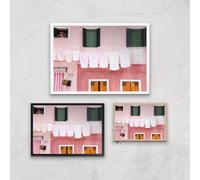 Dirty Laundry Giclee Art Print - A2 - White Frame