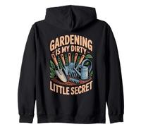 Dirty Little Secret Horticulture Garden Plant Gardener Zip Hoodie