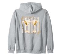 Dirty Martini Vintage Tini Time Bows Zip Hoodie