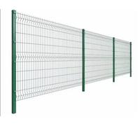 Dirty Pro Tools 1.8M High V Mesh Security Fence - 4 Panels And Posts, Powder Coated Green, Anti-Climb, Easy Installation