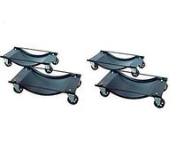 Dirty Pro Tools 4 Car Wheel Dollies Car Skate Dolly Van Positioning Garage Jack 450 Kgs Per Dolly 2 Pairs