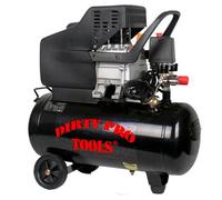 Dirty Pro Tools Air Compressor 24L Portable, 2Hp, 8 Bar (115 Psi), 230V Plug
