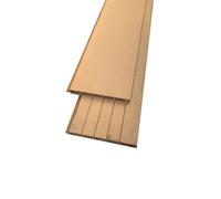 Dirty Pro Tools Brown Sample Composite Fence Board 10Cm For The 6 Foot Fence