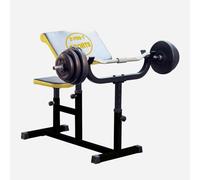 Dirty Pro Tools Preacher Table Adjustable Curl Bench Bicep & Arm Training Rack