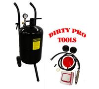 Dirty Pro Tools Sand Blaster Portable Shot Grit 38 Liter Blasting With Gun Water Trap 10 Gallon