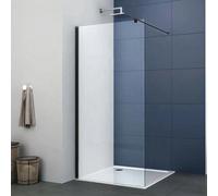 Dirty Pro Tools Walk In Shower Screen Black - Main Screen Size: 800mm Screen Extras: No Extras