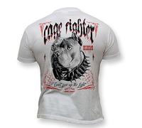 Dirty Ray Martial Arts MMA Cage Fighter Men's Short Sleeve T-Shirt DT1 (L) White