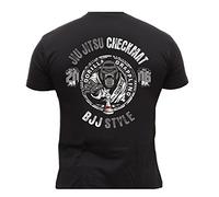 Dirty Ray Martial Arts MMA Gorilla Jiu-Jitsu Checkmat men's short sleeve T-Shirt DT19 (XL)