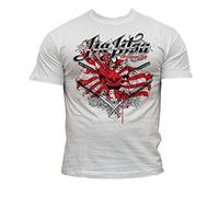 Dirty Ray Martial Arts MMA Jiu-Jitsu Men's Short Sleeve T-Shirt DT2 (XXL) White
