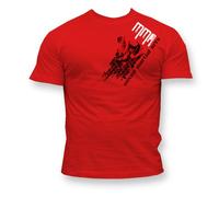 Dirty Ray Martial Arts MMA Men's Short Sleeve T-Shirt K52 (L) Red