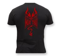 Dirty Ray Martial Arts MMA Muay Thai Men's Short Sleeve T-Shirt K19 (L) Black