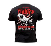 Dirty Ray Martial Arts MMA The King of The Ring Men's T-Shirt K74C Black