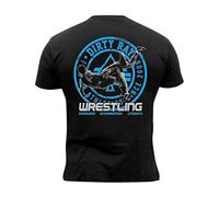 Dirty Ray Martial Arts Wrestling Men's Short Sleeve T-Shirt DT14C (XXL) Black