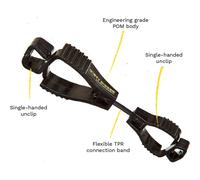 Dirty Rigger Glove Clip - black