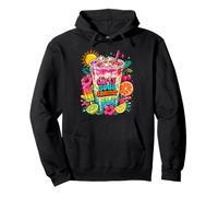 Dirty Soda Tropical Summer Drink Citrus Splash Design Pullover Hoodie
