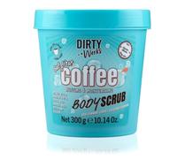 Dirty Works But First Coffee Body Scrub 300g - Exfoliating, Moisturising, Caffeine-Infused, Smooth Skin, Revitalising, Natural Ingredients