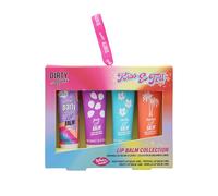 Dirty Works Kiss & Tell Lip Balm Collection | 4 Flavoured Lip Balms Gift Set | Nourishing Lip Care for Women