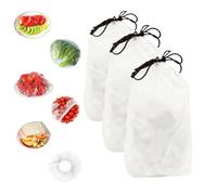 Dirtychop Food Covers, Reusable Fresh Keeping Bags/200pcs, Food Covers Stretch Reusable, Reusable Food Covers, Plastic Food Covers, Silicone Wraps for Food, Plastic Food Covers (300 Pccs)