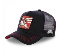 Dirtypigs Unisex Anime Cartoon Patch Baseball Cap - High Quality Men's Trucker Hat Sale COYOTE Black 54cm-58cm