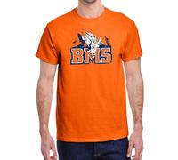 DirtyRagz Men's Blue Mountain BMS State Goats Football T Shirt