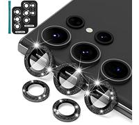 Diruite 2-Pack Camera Lens Protector for Samsung Galaxy S23 Ultra Lens Cover,HD Protection Tempered Glass+Aluminum Frame Camera Protection