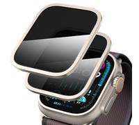 Diruite 2-Pack Privacy Screen Protector for Apple Watch Ultra 3/2/1 49mm Tempered Glass Anti-Spy for iWatch Ultra 3/2/1 49mm Screen Protector Cover[9H Hardness] [Anti-Scratch]