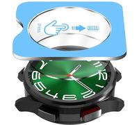 Diruite 2-Packs Screen Protector for Samsung Galaxy Watch 6 Classic 47mm Tempered Glass Screen Protector Cover,Anti-Scratch,Easy to Install