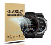 Diruite 4-Pack for Garmin Fenix 6X Tempered Glass Screen Protector[9H Hardness] [Anti-Scratch]