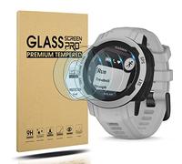 Diruite 4-Pack Screen Protector Compatible with Garmin Instinct 2S Screen Protector Tempered Glass[2.5D 9H Hardness][Anti-Scratch][No-Bubble]