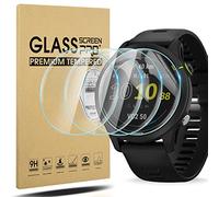 Diruite 4-Pack Screen Protector for Garmin Forerunner 255/255 Music Tempered Glass [9H Hardness Anti-Scratch][Not for Garmin Forerunner 255S]