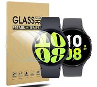 Diruite 4 Pack Screen Protector for Samsung Galaxy Watch 7/6/5 44mm Screen Protector Tempered Glass [9H Hardness] [Anti-Scratch]