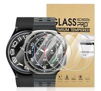 Diruite 4-Pack Screen Protector for Samsung Galaxy Watch Ultra 47mm(2025/2024)/6 Classic 47mm Tempered Glass,HD Anti-Scratch Screen Protector