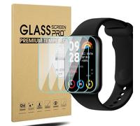 Diruite 4-Pack Screen Protector for Xiaomi Smart Band 8 Pro Tempered Glass HD Screen Protector Cover[9H Hardness Anti-Scratch]