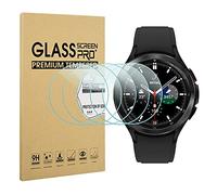 Diruite 5-Pack for Samsung Galaxy Watch 4 Classic 46mm Screen Protector Tempered Glass[2.5D 9H Hardness][Anti-Scratch][Optimized Version]