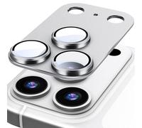 Diruite Camera Lens Cover for iPhone 17 Pro Tempering Glass,360°Integrated Frosting Camera Protector Aluminum Alloy Lens Protection,Grey
