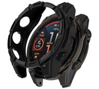 Diruite Case for Garmin Fenix 8 51mm AMOLED Protector,Ultra Thin Soft TPU Shockproof Cases Hollow Out Cover[Without Screen],51mm