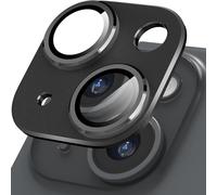 Diruite iPhone 15/15 Plus Camera Protector, 360°Integrated Frosting Tempering Glass+Aluminum Alloy Lens Protective Film