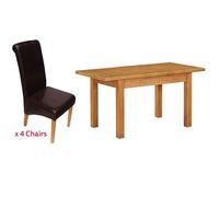DIS Cotswold Extending Rectangular Dining Table Medium (1.4m to 1.8m)