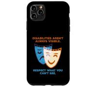 Disabilities Aren’t Always Visible Spoonie Theatre Mask Case for iPhone 11 Pro Max