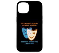 Disabilities Aren’t Always Visible Spoonie Theatre Mask Case for iPhone 13