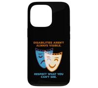 Disabilities Aren’t Always Visible Spoonie Theatre Mask Case for iPhone 13 Pro