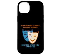 Disabilities Aren’t Always Visible Spoonie Theatre Mask Case for iPhone 14 Plus