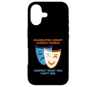 Disabilities Aren’t Always Visible Spoonie Theatre Mask Case for iPhone 17