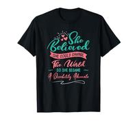 Disability Advocate Feminist Empowering She Believed T-Shirt