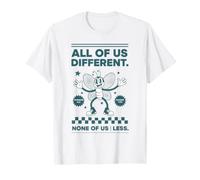 Disability Awareness All of Us Different None of Us Less T-Shirt