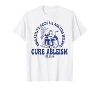 Disability Awareness Cure Ableism All Abilities Welcome T-Shirt